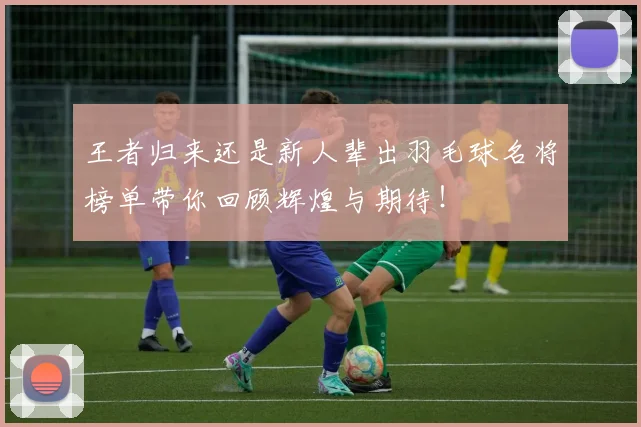 王者归来还是新人辈出羽毛球名将榜单带你回顾辉煌与期待！