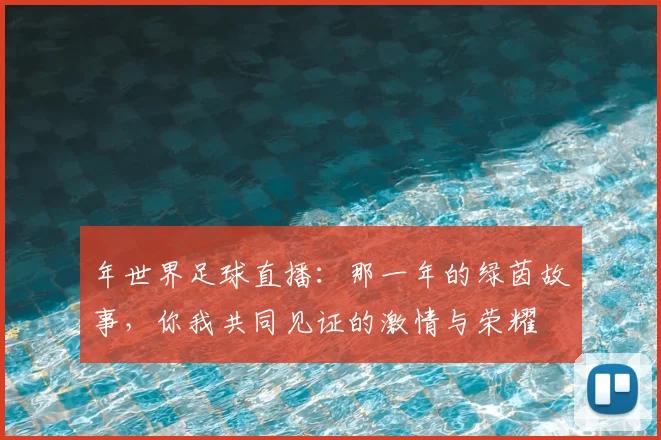 年世界足球直播:那一年的绿茵故事,你我共同见证的激情与荣耀